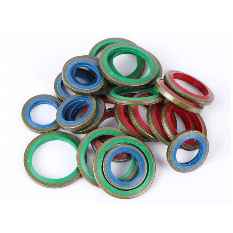 Kendini Merkezileştiren 304 Paslanmaz Çelik Dowty Seal Gasket NBR Kauçuk Bağlı Seal Washer 1